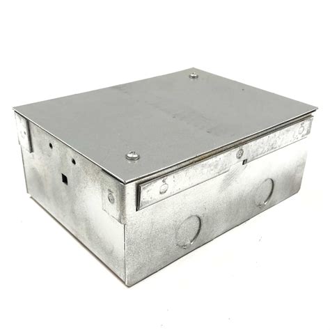 tab 62w 2 gang steel floor box for wood subfloors|STL.